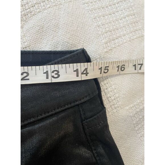 Spanx | Women's 5 Pocket  Shiny Black‎ Skinny Jeans | sz 28 - Picture 6 of 6